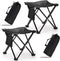 Cididu 2 Pack Camping Stool, 13 Inch Compact Camping Chair Portable, Lightweight