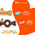15 lbs, 2 Pack Nylabone Ring Bone Chew Toy for Puppies, Puppy Teething Toys, Puppy Enrichment Toys, Chicken Flavor