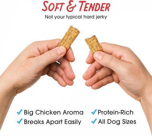 Farmland 3 lb. Traditions Filler Free Dogs Love Chicken Premium Jerky Treats for Dogs, Bag