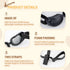 Enjoying Dog Goggles for Small Breed, UV Protection Sunglasses, Driving Eye Protection, Black