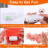 Mity rain Interactive Dog Toys, Wiggly Lobster Toy for Indoor & Outdoor, Rechargeable Floppy Plush Squeaky Dog Toys