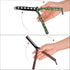 Practice Butterfly Knife Trainer, 2 Pack Steel Folding Comb, Unsharpened Blade for Beginners Training (Red & Green)