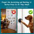 Communication, Potty(2 1 Halo Paw Smart Dog Door Bell Touch-to-Ring BK Dog Bells to Go Outside, LED Light Wireless Dog