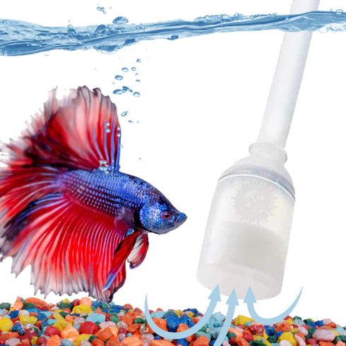 SunGrow Aquarium Fish Tank Gravel Cleaner Vacuum, Siphon Pump Aquarium Water Changer Tools Kit, 65-inches