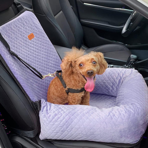 Dog Car Seat for Small Medium Dogs Up to 40lbs, Detachable Washable