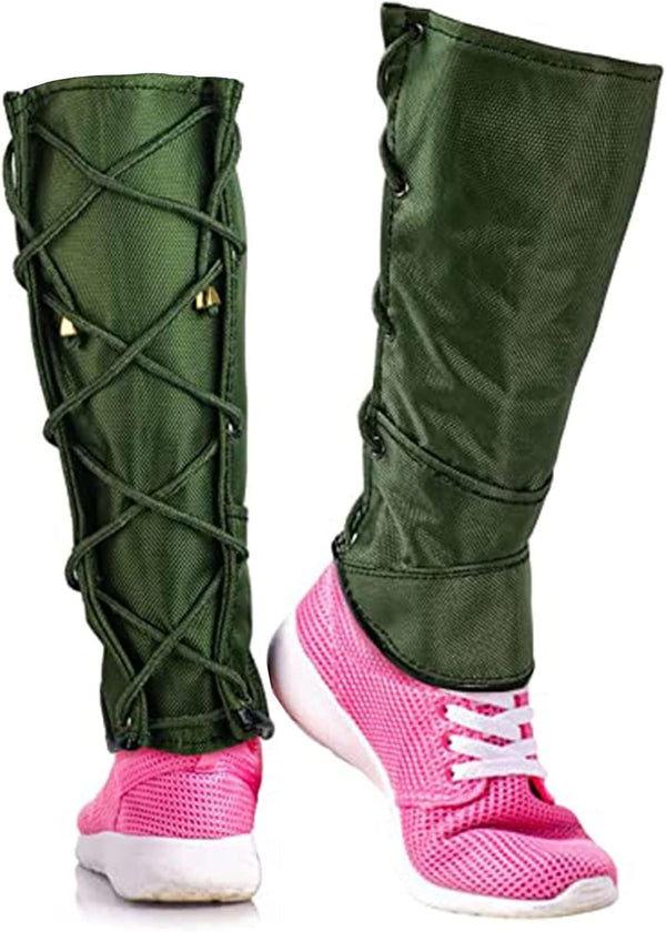 Luwint Kids Leg Gaiters, Waterproof Canvas for Hiking and Snow Boot Protection