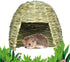 Generic Eco Straw Hut Pet Grass Bed, Guinea Pig House | Organic Nesting Habitat, Warm Resting Shelter for Small Animal