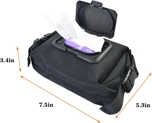 JFFCESTORE Tactical Toilet Paper Holder Camping Wipes Box Tissue Box Portable Paper Sleeve Waterproof Portable