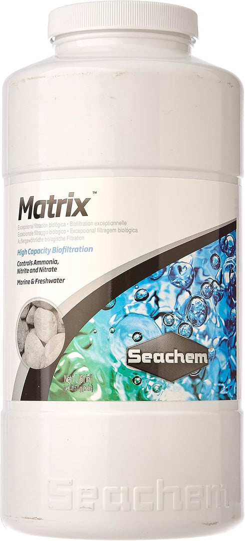Seachem Matrix Bio Media, 1 Liter for Aquariums