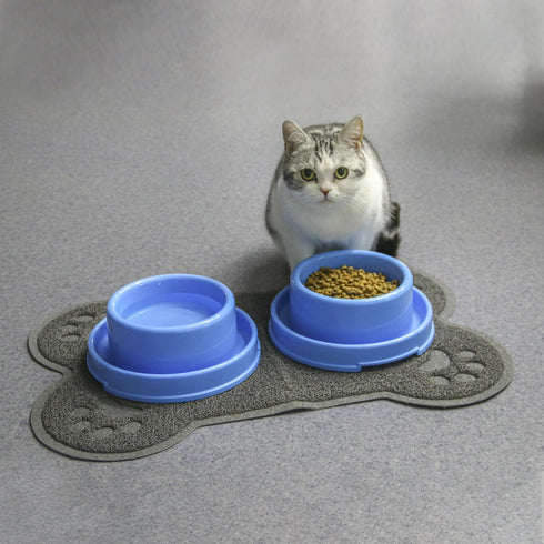 PetLike Ants Away Dog Bowls, No Spill Cat Food Bowl, Water Food Feeder for Small Medium Dogs
