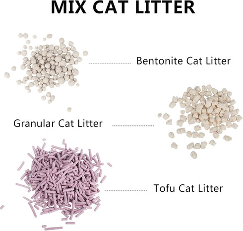 Tofu Cat Litter - Dust-Free, Fast Drying, Ultra Absorbent Clumping Pellets, Lavender Odor Control, Less Scattering