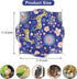 Bird Double Hammock Warm Nest Bed for Parrot, Budgie, Cockatiel, Lovebird, Hamster (L)