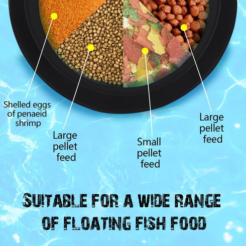 Fish Feeding Ring: Safe Floating Food Feeder Circle with Suction Cup for Aquarium, Ideal for Guppy, Betta, Goldfish (1