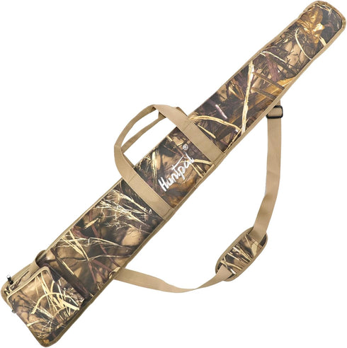 HUNTPAL 52" Long Rifle Soft Bag, Water-Resistant Zipper Gun Case with Portable Handle and Adjustable Strap