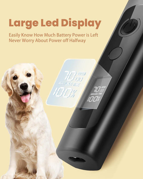 2 Timmer PAPMINI Dog Clippers for Grooming Thick Hair with Undercoat Rake, Low Noise Cordless Dog Grooming Kit