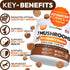 170 Immune Turkey Tail Mushroom for Dogs - Chews - Lions Mane - Shiitake - Reishi - Buddy Support Guard - Mushroom