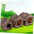 balacoo Dog Bed House, Kitten Bed for Small Dogs, Indoor Tent Bed, Warm Pattern House for Pets, Creative Tent