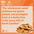 Davie's Sweet Potato Dog Treats, Made in The USA, High in Fiber, Grain Free, Vegan, 2 Pound Bag