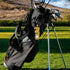 WIRESTER Soft Golf Ball Carry Bag with Tee Holder, Portable Pouch with Hook for Golf Accessories Men Women