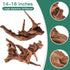 Driftwood for Aquarium - 2 Pieces Large Natural Drift Wood, 14-18 Inches Assorted Branch Decorations for Reptile Hide