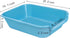 Blaucasa 2 Pack 20" 15" Extra Large Dog Litter Box Pan Tray (ABS Material), Low Entry Jumbo Senior Litter Boxes