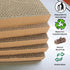 Cat Scratch Pad 5 in 1, Reversible Cardboard Scratcher, Scratching Pads for Indoor Cats, Cat Scratching Post (5 Pack)