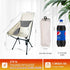 Backpacking Setup IEJ High Back Camping Chair, Ultra-Lightweight Compact Folding Chair for Adults with Carry Bag, Quick