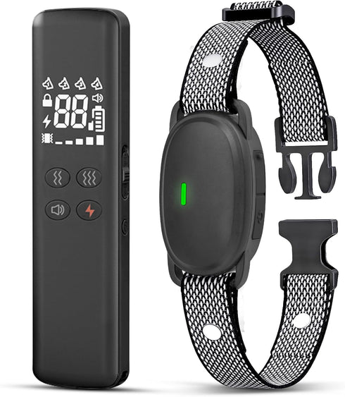 Dog Shock Collar with Remote 1000FT, Rechargeable IPX7 Waterproof Training Collar with Beep, Vibration, Shock