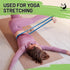 Slim Panda Yoga Strap for Stretching,Cotton Yoga Strap with Adjustable D-Ring Buckle,Non-Elastic Yoga Belt