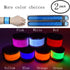 LED Slap Bracelets, Light Up Armbands Glow in The Dark Safety Reflective Wristbands for Running, Fits Men Women Kids