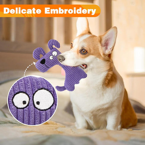 Squeaky Dog Toys, Cute Plush Toy for Indoor Play, Interactive Non-Shedding Material for Small and Medium Dogs