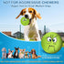 Coricorsu 3.14" (6PCS) Squeaky Dog Toys Funny Smile Face Chewing Latex Rubber Soft Fetch Play Interactive Squeaky Dog