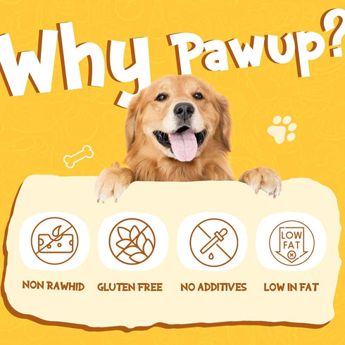 24oz PAWUP Chicken Jerky Strip Dog Treats w/Taurine Natural Rawhide Free Dog Snacks, Training Treats Chicken Jerky