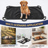 Geiserailie 6 Black Emergency Dog Stretcher for Large Dogs Portable Pet Rescue Carrier with Handles & Safety Strap