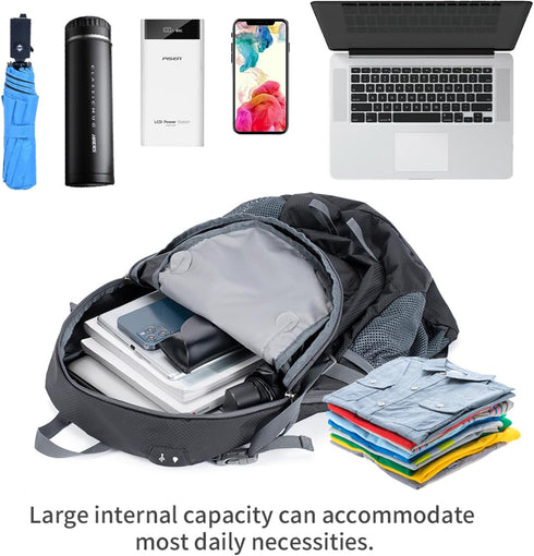 NODLAND Light Weight Packable 45L Backpack for Travel Hiking, Water-Resistant Daypack