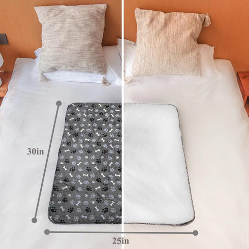 Waterproof Dog Blanket, Super Soft Warm Fluffy Facecloth Sofa Car Bed Protector, Urine Proof Washable Outdoor Pet