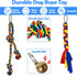 2 Tether Outdoor Dog Toy,Interactive Exercise Game in Yard Park Tug of War for Large Medium Small Dog Puppy with Rope