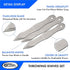 10" 3-Piece Set Szco Supplies Stainless Steel Knife with Nylon Belt Sheath