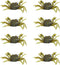 Boxwizard 8Pcs Artificial Crab Baits, 13cm /33.5g Simulation Crab Soft Lure Fishing Bait