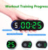 LUCORB Portable Gym Timer for Home Gym Interval Timer for Workout with Time Progress Bar/Rounds, Workout Clock