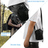 Cosmos Pet Snack Bag, Dog Training Food Pouch with Shoulder Strap and Carabiner, Black, 4.5" x 5.75"