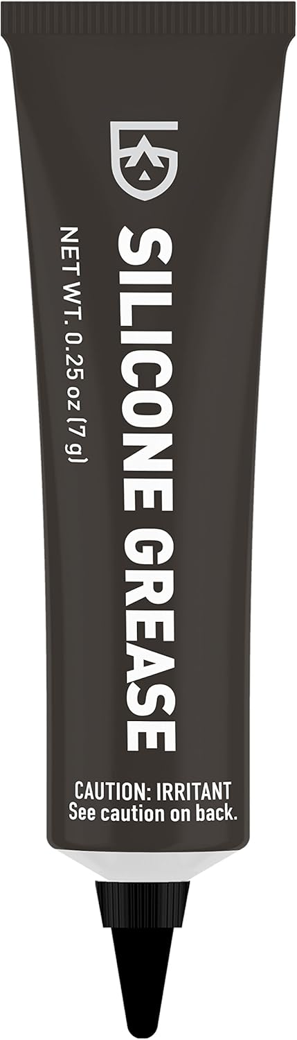 GEAR AID Silicone Grease, Rubber Conditioner and Lubricant for Dive Gear, 0.25