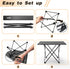 Portable Camping Table, Compact Aluminum Side Table with Carrying Bag for Hiking, Camping, Picnicking, BBQ