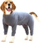 Dog Recovery Suit for Abdominal Wound After Surgery, Prevent Licking Wounds, E-Collar Alternatives, Long Sleeve Pajamas