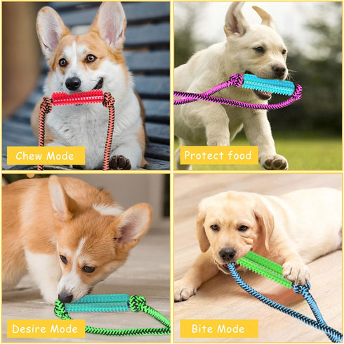 ChengFu Interactive Dog Toys, Crate Training Aids for Puppies, Puppy Teething Toys,Peanut Butter Dog Food Treat
