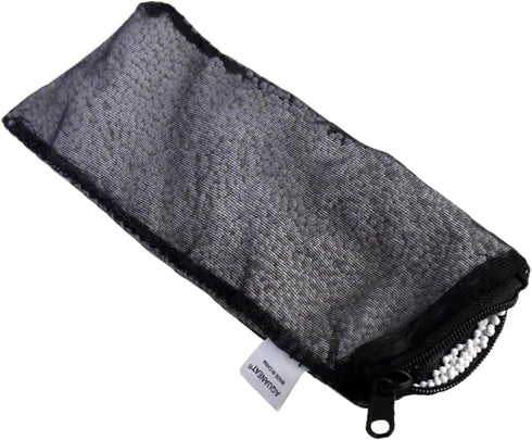 AQUANEAT 10pcs Aquarium Filter Media Bags, Fish Tank Fine Mesh Bags, 3”x4”/3”x8”/5.5”x8” with Plastic Zipper for Activated Carbon