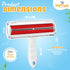 Pet Hair Remover and Reusable Lint Roller - Cat and Dog Hair Remover for Furniture, Couch, Carpet, Car Seats, Clothing and Bedding - Portable, Multi-Surface Fur Removal Tool
