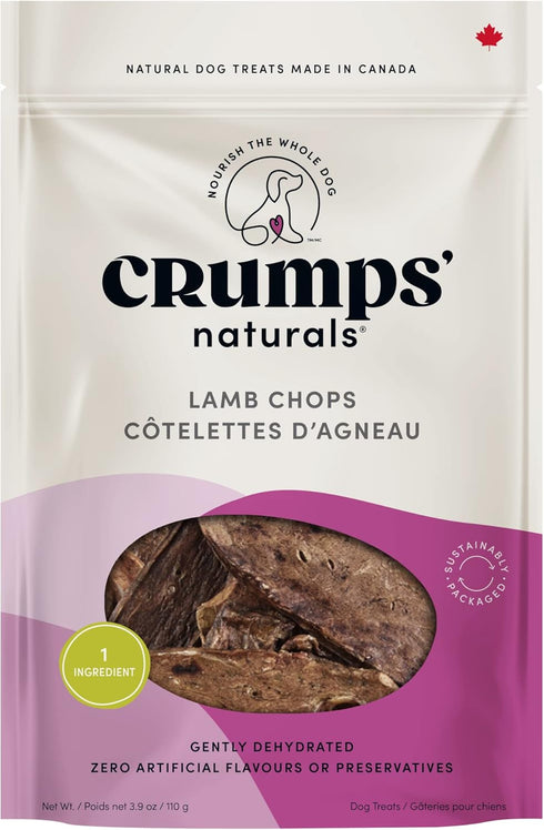 Crumps Naturals Lamb Chops 110g/3.9oz (Product Packaging May Vary)