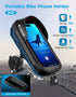 Whale Fall 360° Rotatable Bike Phone Holder, Waterproof Bike Phone Mount for Handlebar Bag, Accessories for Phones