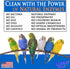 (32oz Pack 1) Absolutely Clean Amazing Bird Cage Cleaner and Deodorizer - Just Spray/Wipe - Safely & Easily Removes